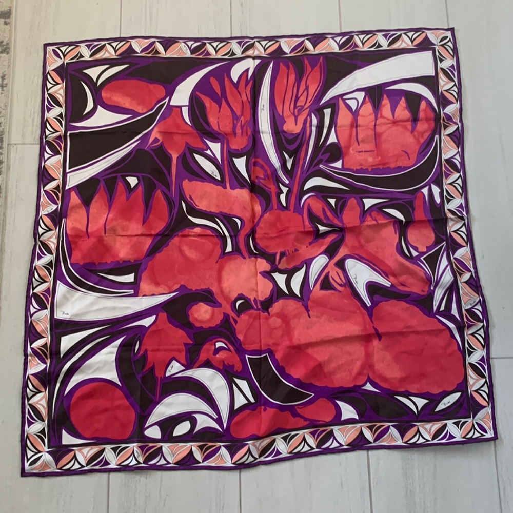Emilio Pucci silk scarf!